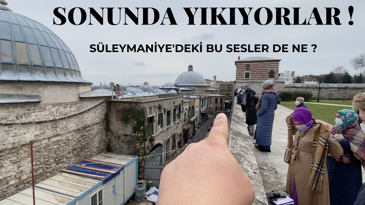 SONUNDA YIKIYORLAR !  SÜLEYMANİYE'DEKİ BU SESLER DE NE ?