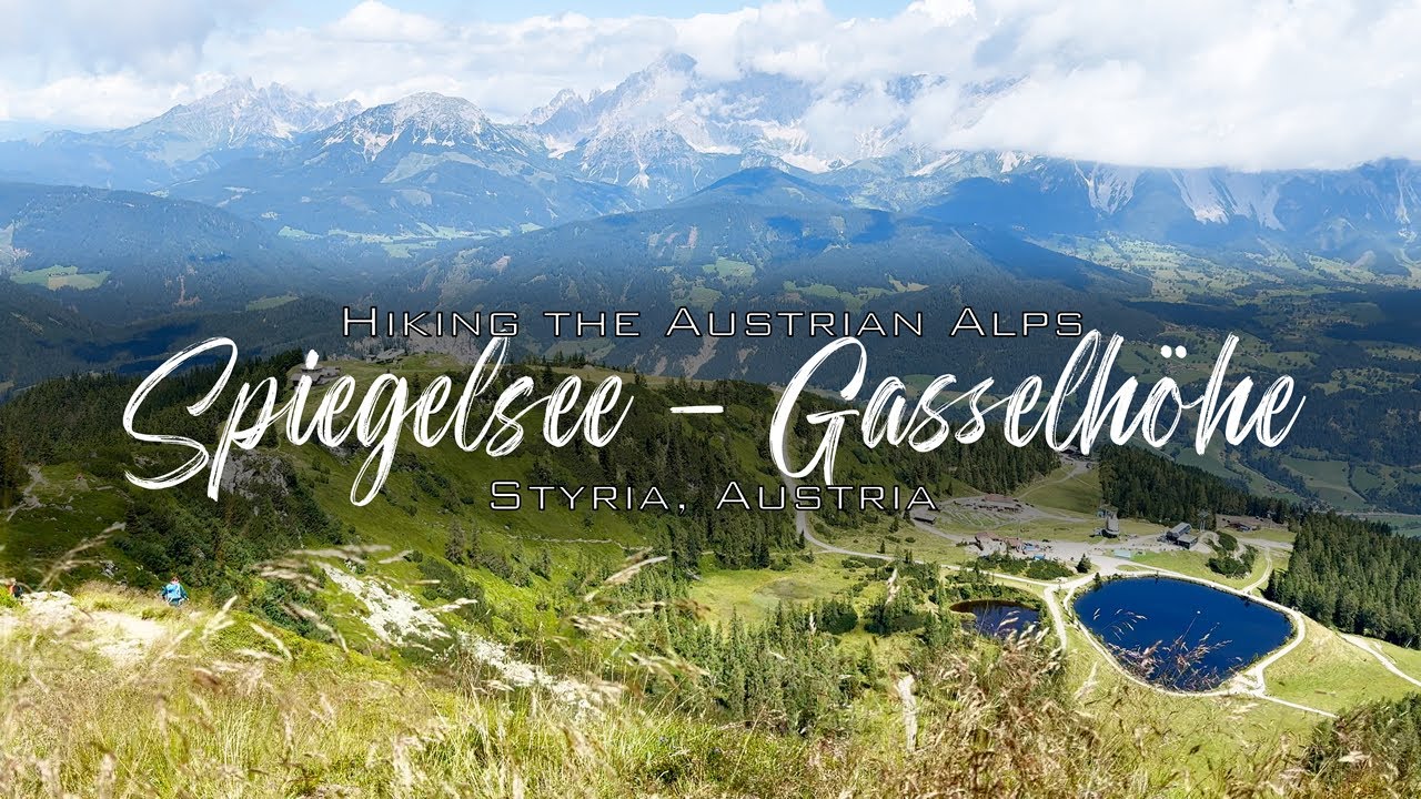 Hiking Spiegelsee - Gasselhöhe - Reiteralm Austrian Alps, Austria - 4K