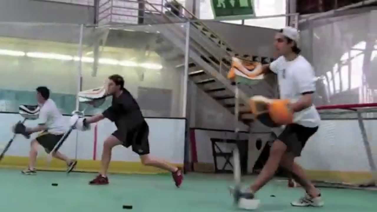 Off Ice Training Goalie Dusan Sidor