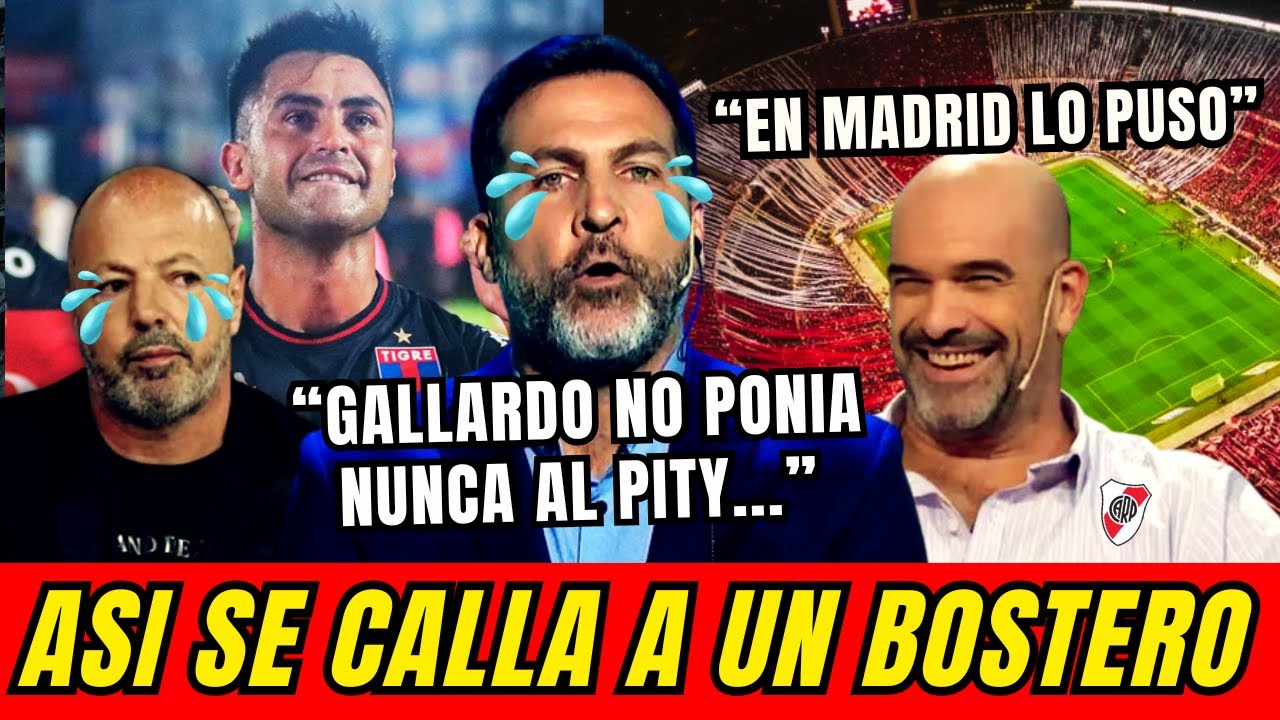 PERO TOTI... PITY SI JUGABA CON GALLARDO EN RIVER  ¿NO TE ACORDAS? PAREDES NO JUEGA A NADA EN BOCA
