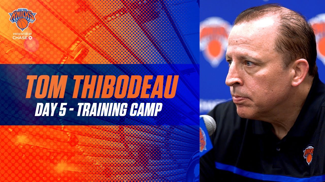 Knicks Training Camp Day 5 | Tom Thibodeau