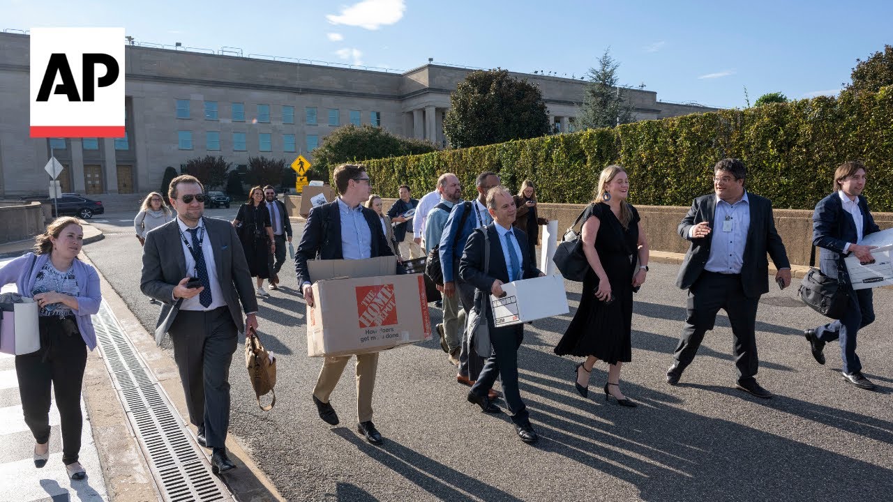 Journalists exit the Pentagon rather than agree to new reporting rules