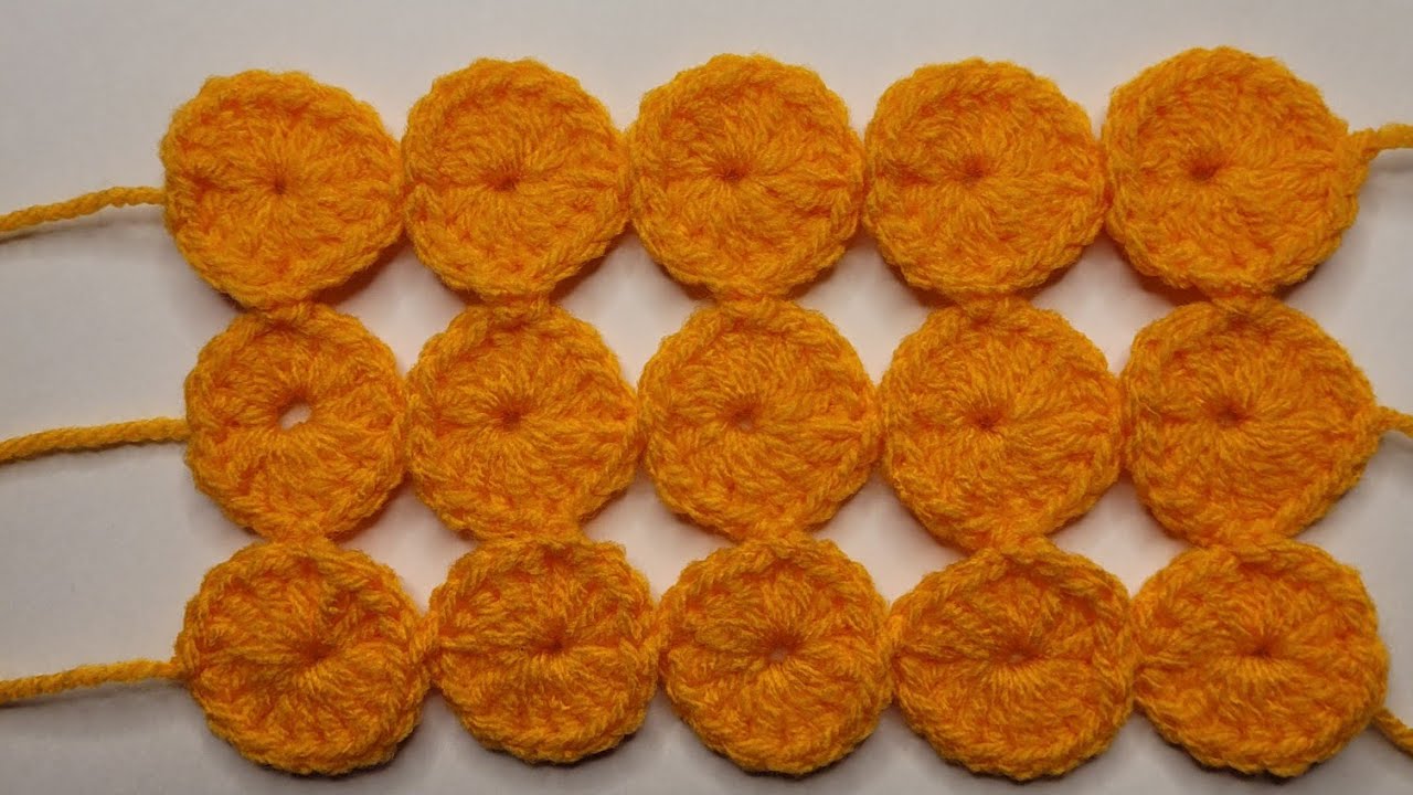 Easy crochet pattern                   Japanese circles