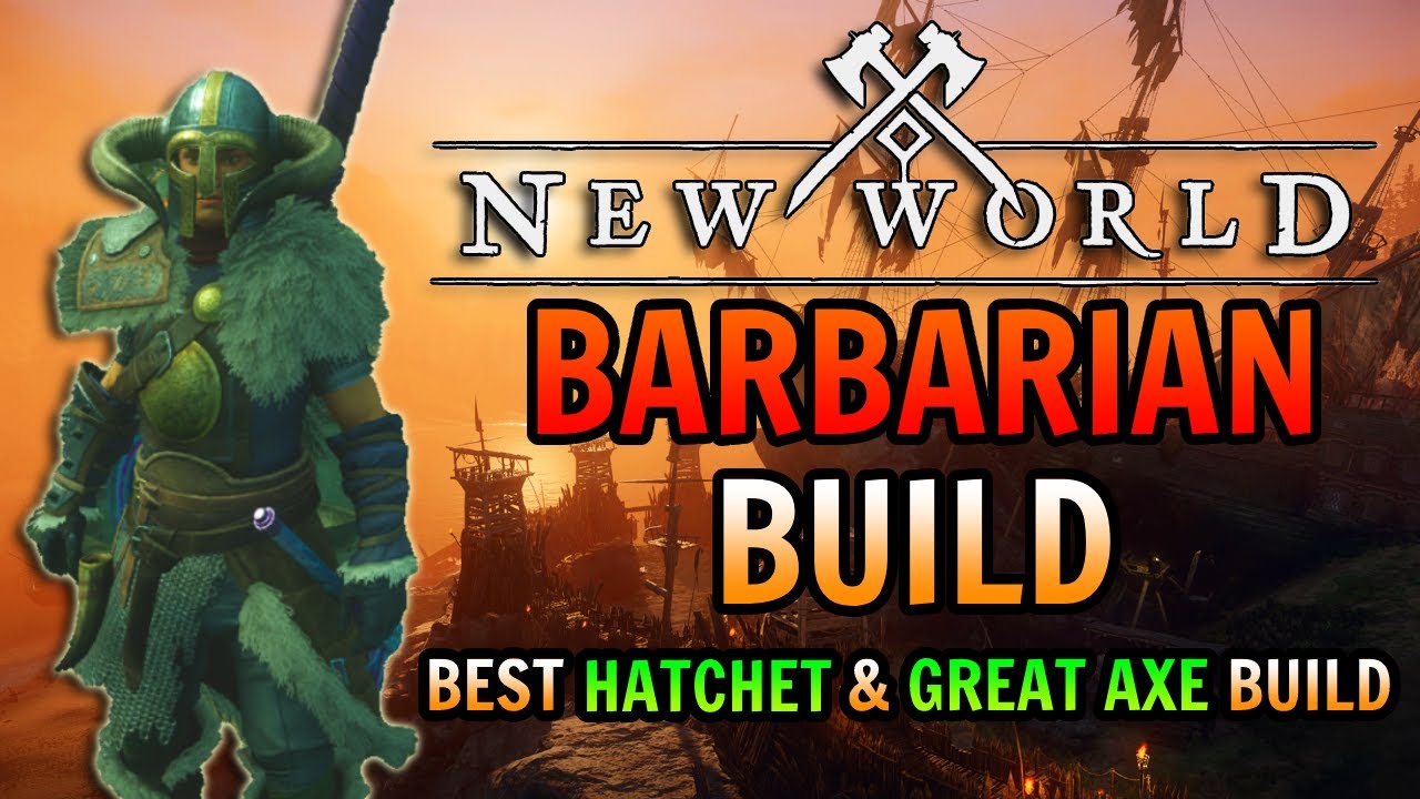 New World Barbarian Build - The Ultimate Hatchet & Great Axe Combo!