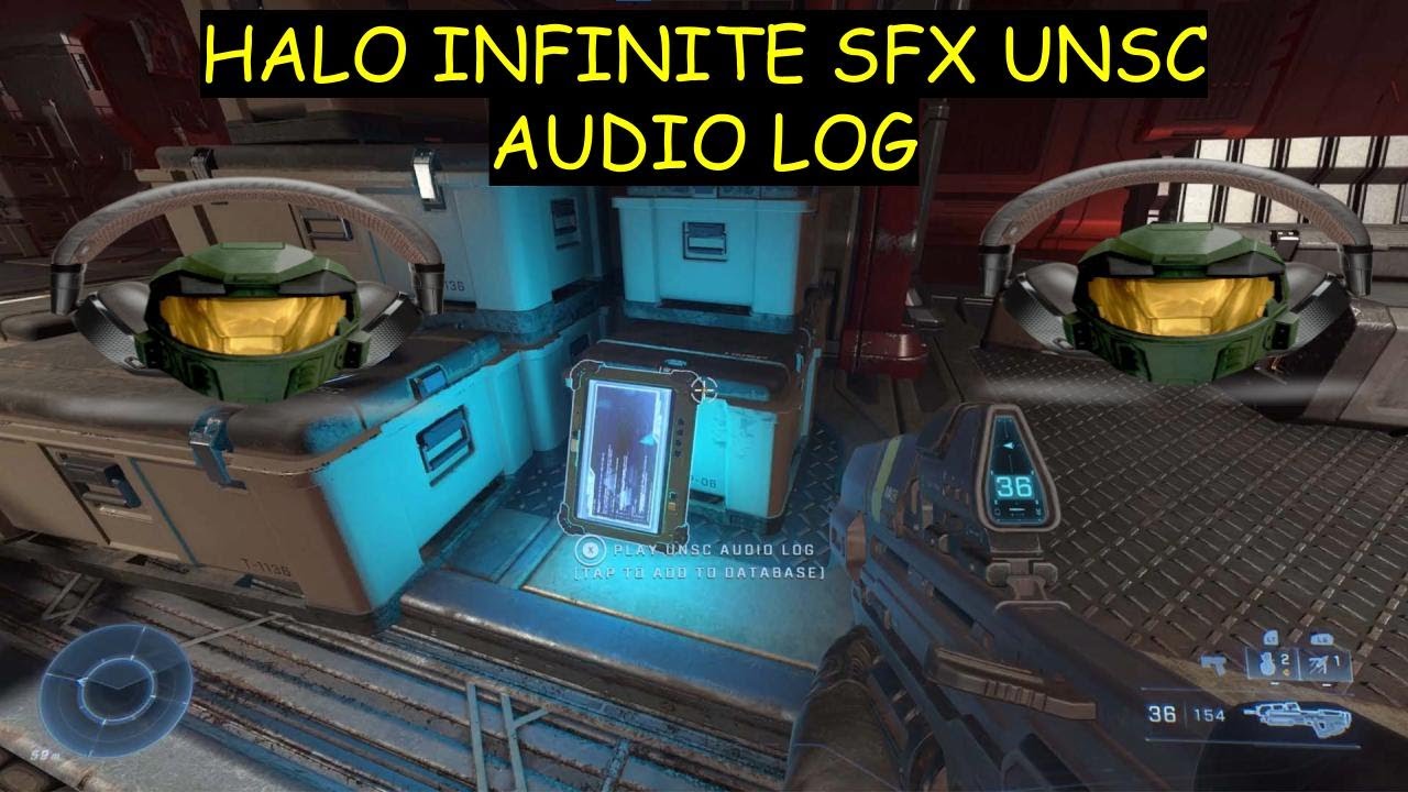 Halo Infinite UNSC Audio Log Sound