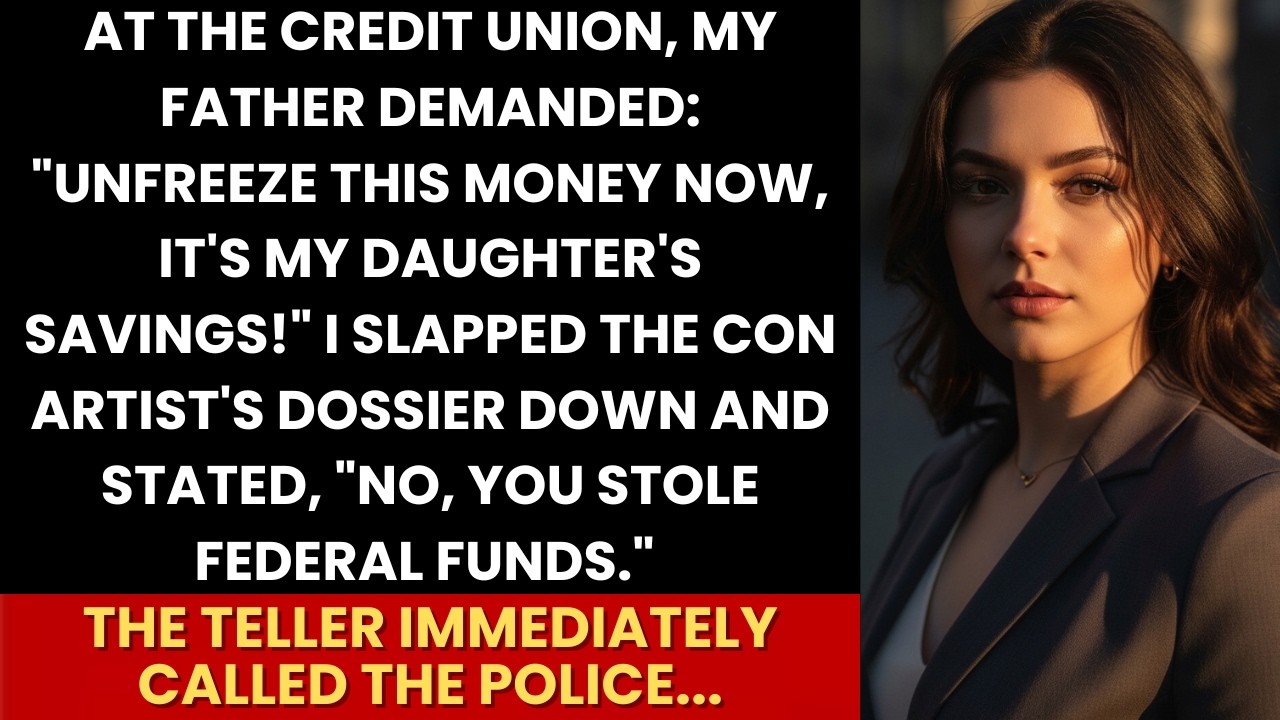 Father Demanded “Unfreeze My Daughter's Savings” — Until I Stated “No You Stole Federal Funds” And..