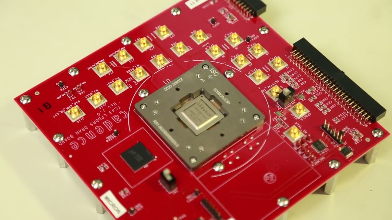 LPDDR5X Silicon Demo at 8533Mbps showcasing a new break-though Memory IP architecture