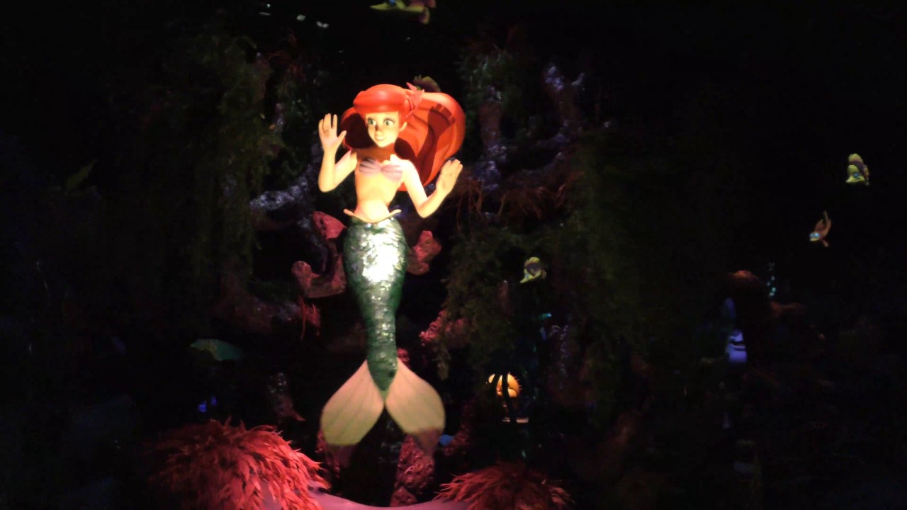 Little Mermaid Ariel's Undersea Adventure Dark Ride Attraction at Disney's California Adventure CA