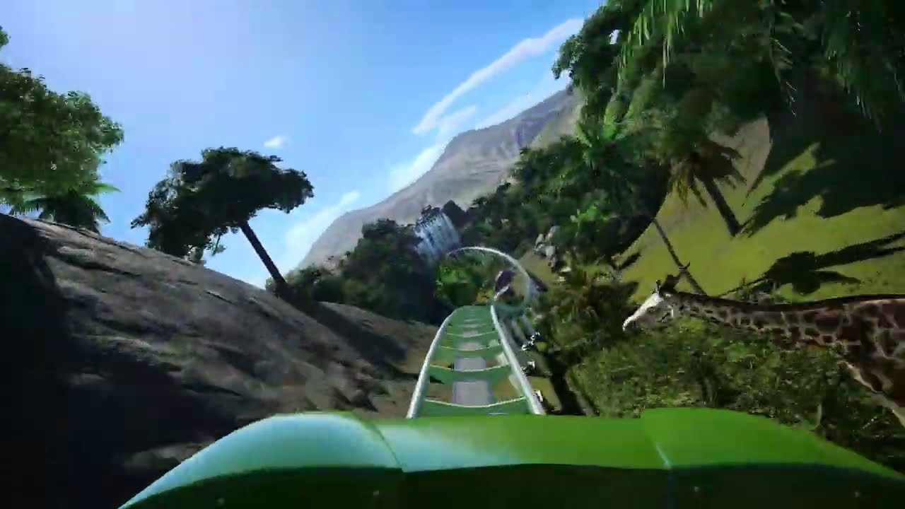 Front Seat POV on a 110mph, 7 Inversion Jungle Roller Coaster!