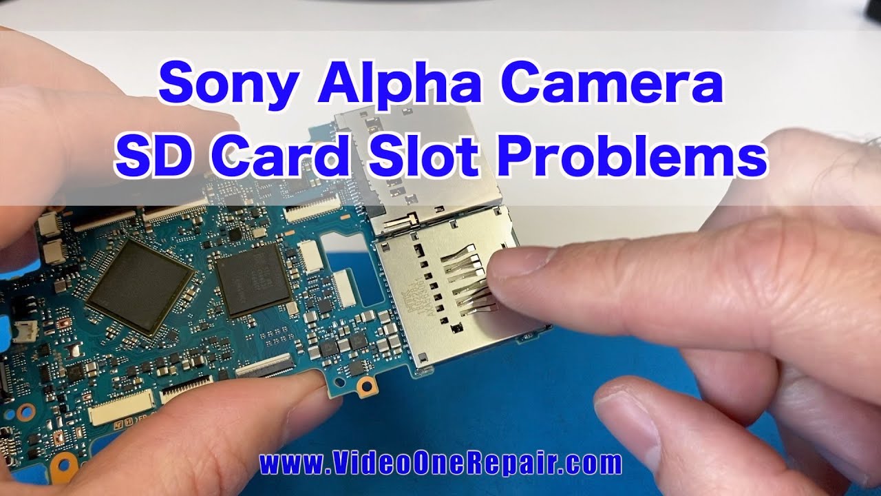 Replace SD Card Slot | Sony Alpha A73, A7R3, and A9 Camera Repair Overview