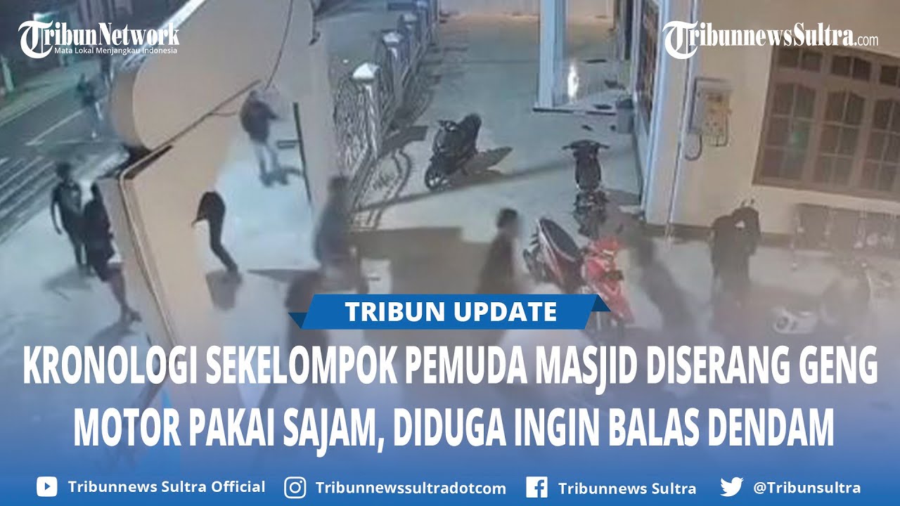 Kronologi Sekelompok Pemuda Masjid Al-Amin Polman Diduga Diserang Geng Motor Pakai Sajam