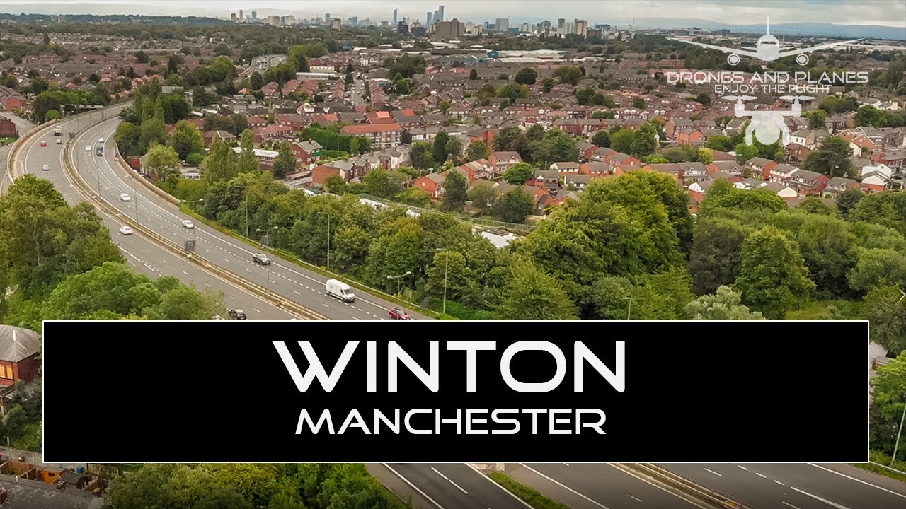 Winton Eccles near Manchester - HD Footage - DJI Mavic Air