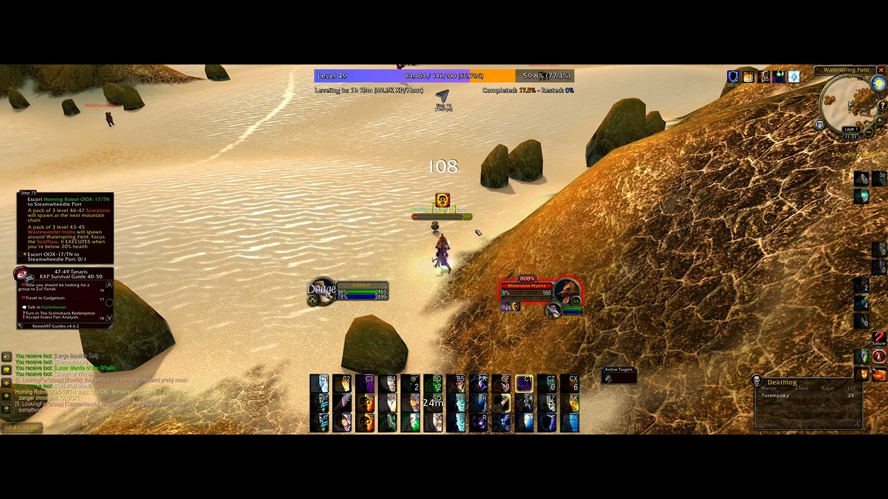 Rescue OOX - 17/TN - Escort Quest - Priest Solo Hardcore (Safe) - Classic WoW