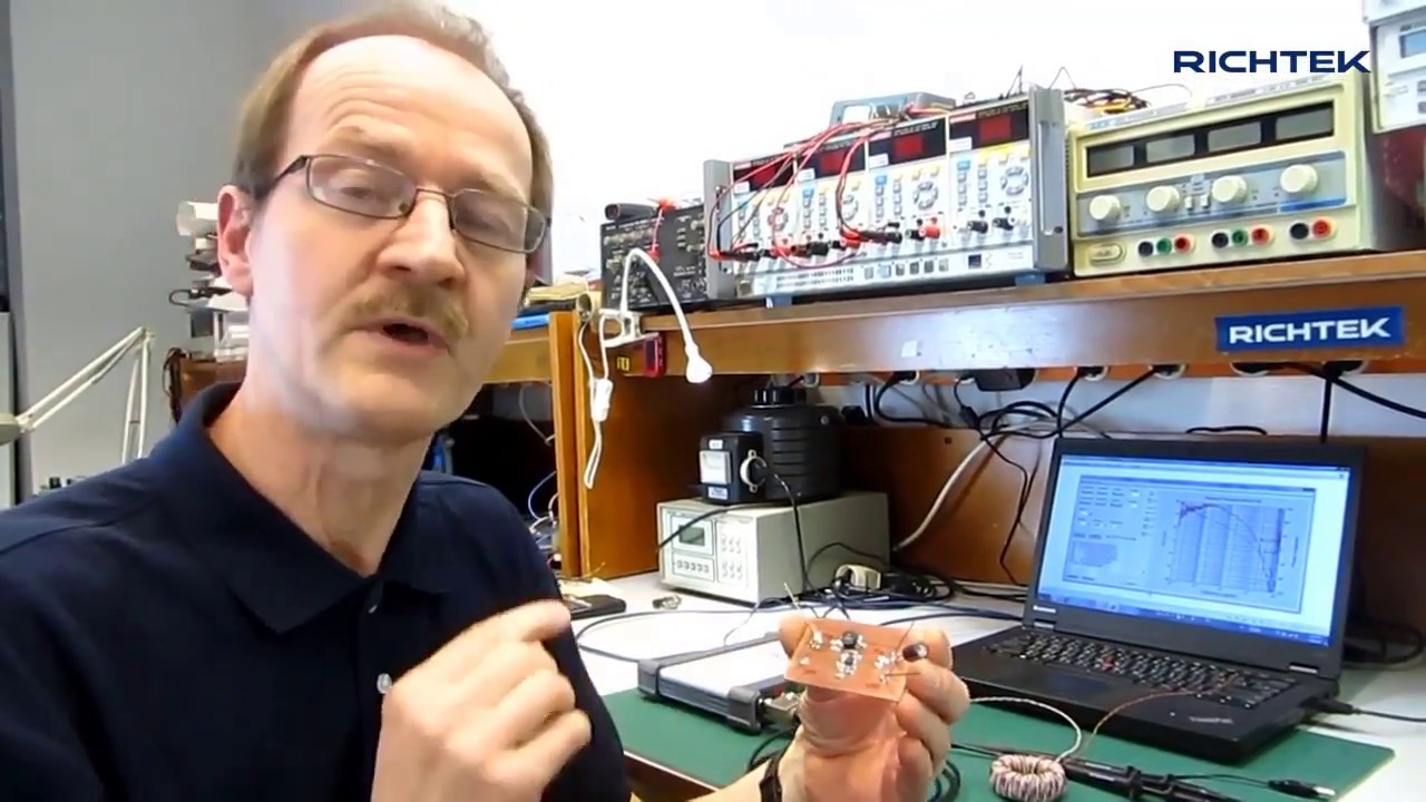 Measuring a buck converter's loop gain and phase using a PicoScope