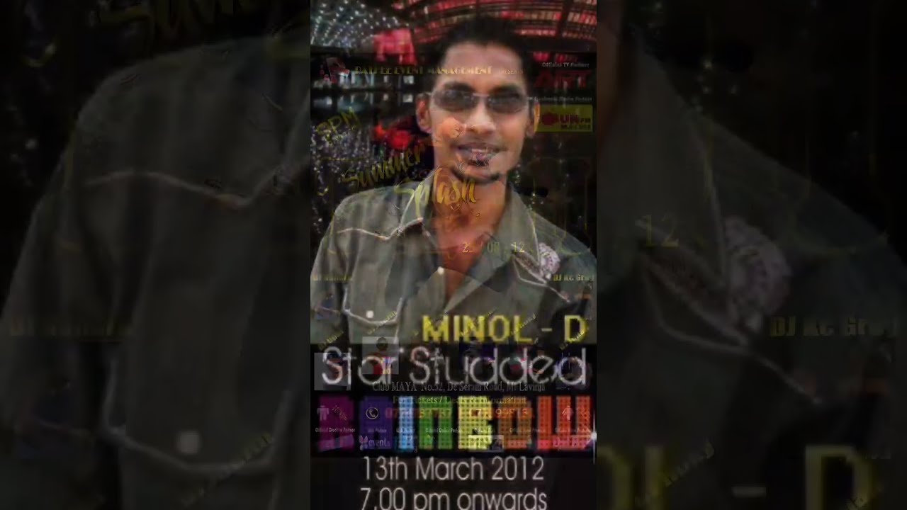 Events & Gigs I Minol Dee I Sri Lankan Djs