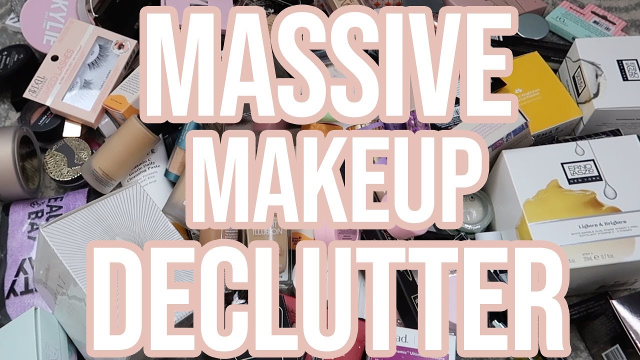 MASSIVE MAKEUP DECLUTTER 2020 | Sarah Brithinee