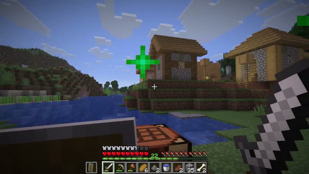 #dia 3 de minecraft (haci fue como encontre mi primer diamante)