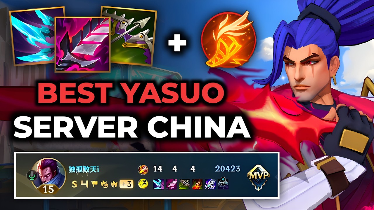 Yasuo Jungle Wild Rift China - Build Runes Guide Patch 7.0c - Gameplay Yasuo Season 20