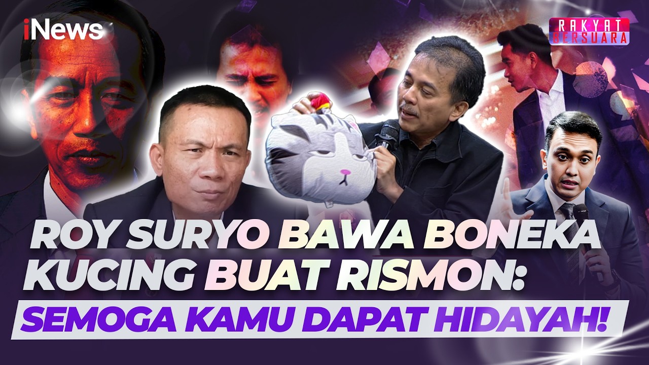 Rismon Balik Arah, Roy Suryo Sindir Pakai Boneka Kucing: Semoga Dapat Hidayah Kamu! |Rakyat Bersuara