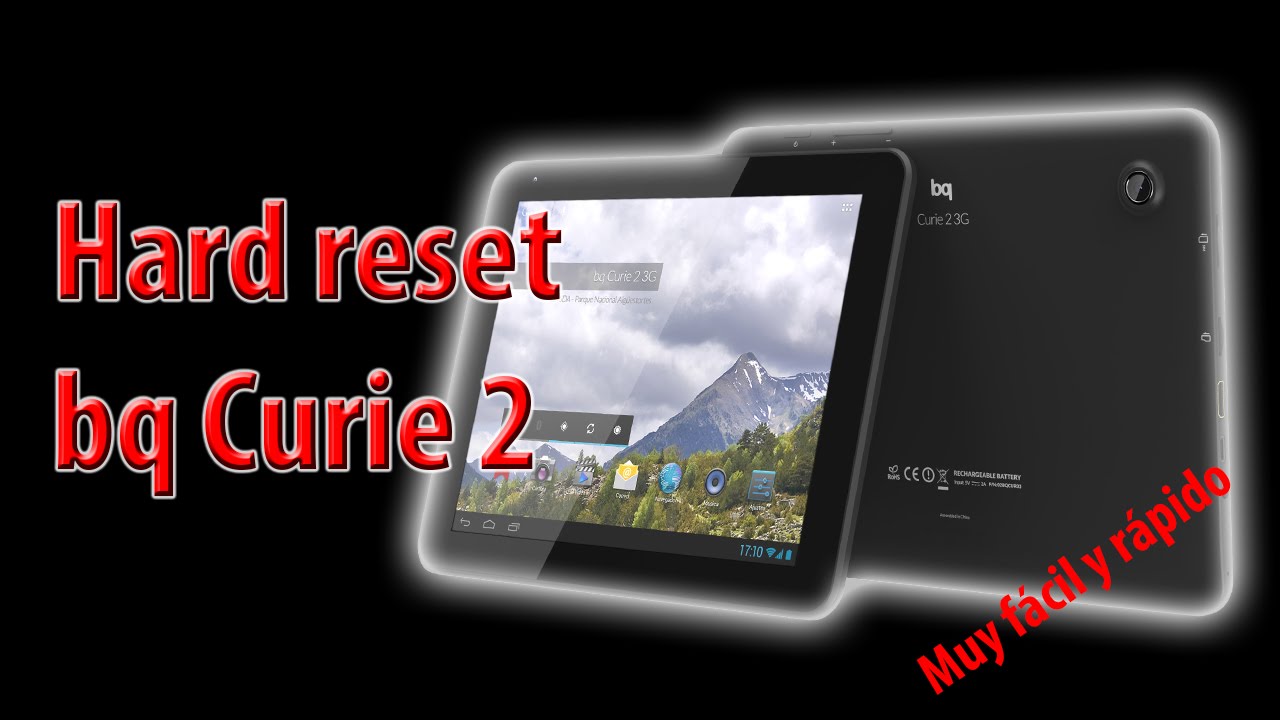 Hard reset bq curie 2 3g