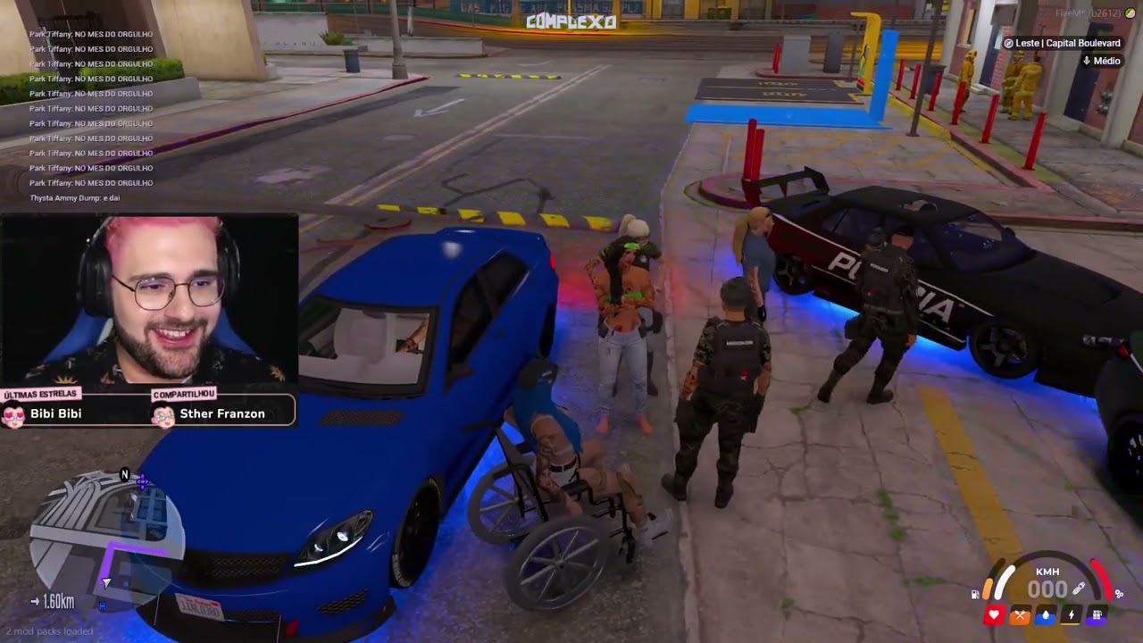 Petrus e Batata se encontram na frente de outras pessoas 😳 Park Tiffany GTA RP