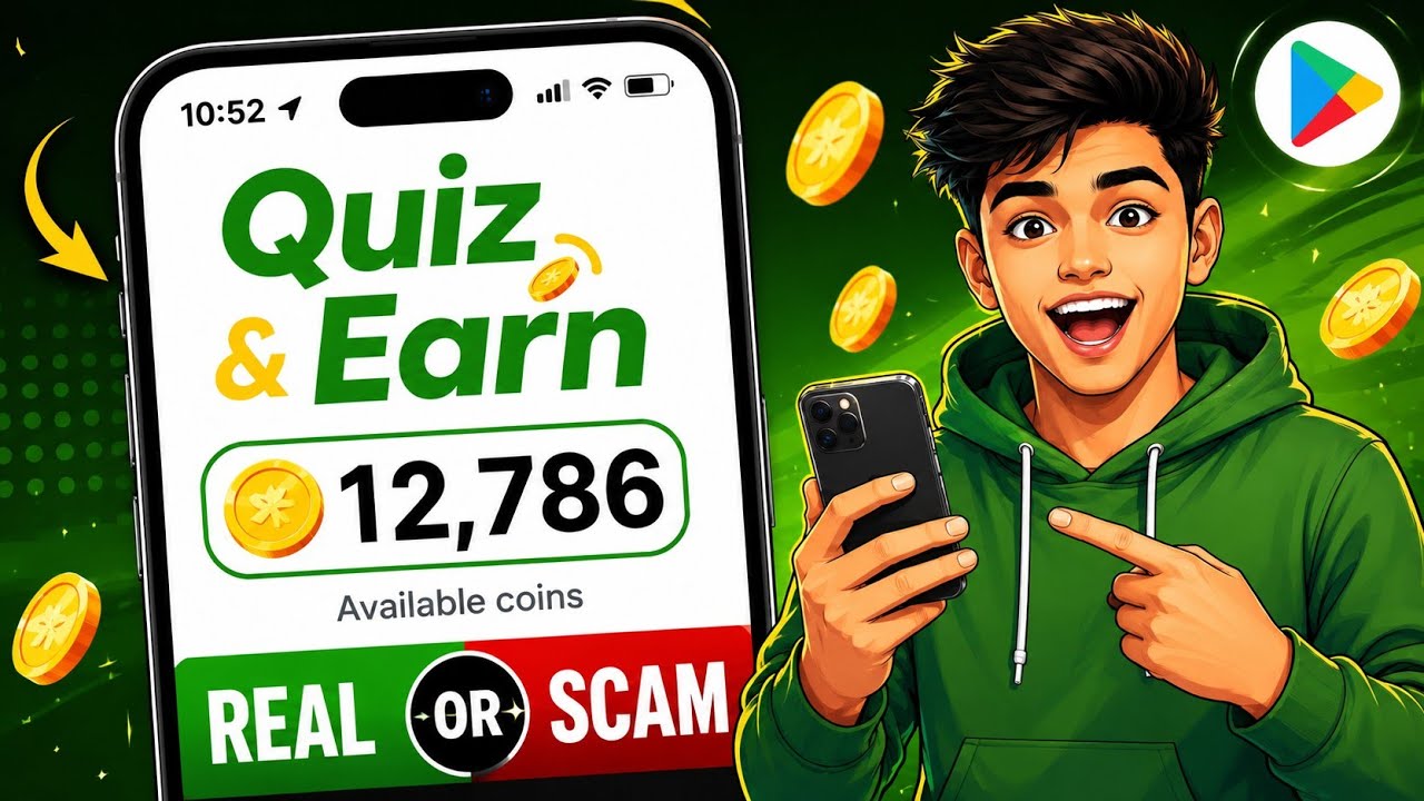 Quiz Earn App Me Coin Kaise Badhaye | Quiz & Earn App Real Or Fake | Quiz & Earn App Payment Proof