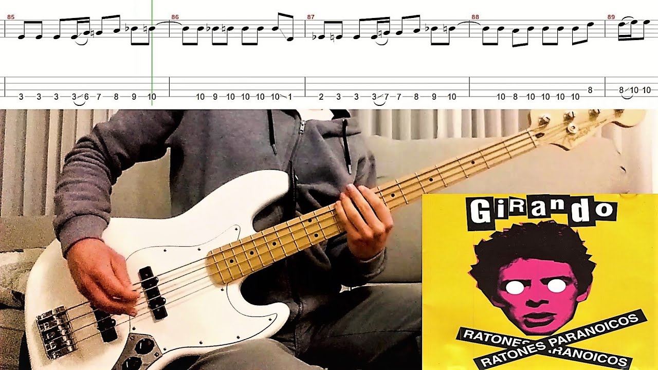 Sigue Girando - Cover de Bajo + TAB Original | Ratones Paranoicos @ratonesparanoicosvevo9321