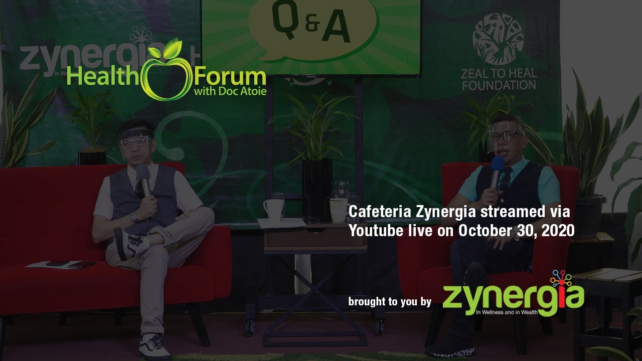 📹〔LIVE〕30 October 2020 | #CafeteriaZynergia with Boss Vic and Doc Atoie