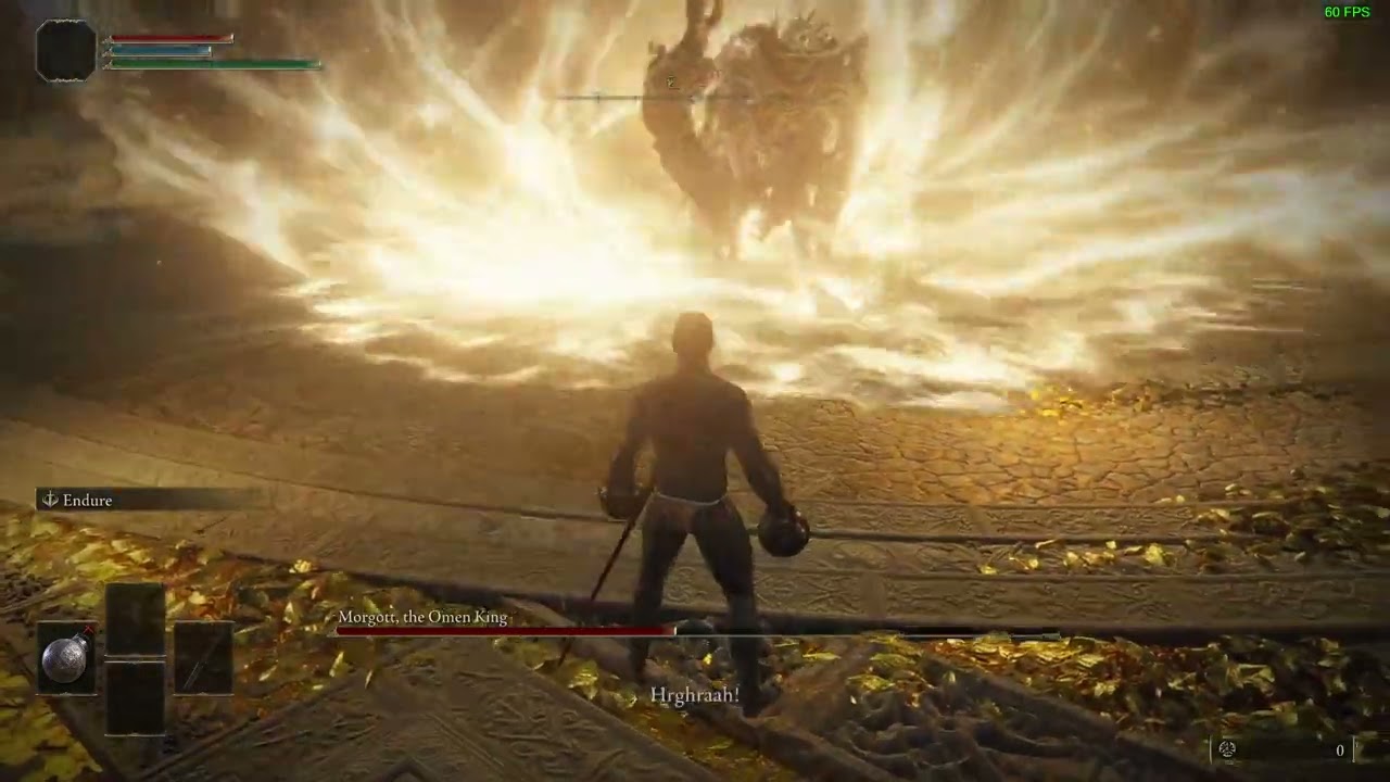 Morgott, the Omen King - RL1 NG+7 No Roll/Jump/Buffs/Talismans/Aux/Damage