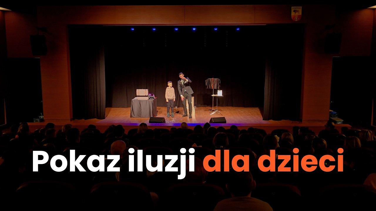 Jak wygląda pokaz iluzji dla dzieci w domu kultury? - Iluzjonista Karol Sanetti