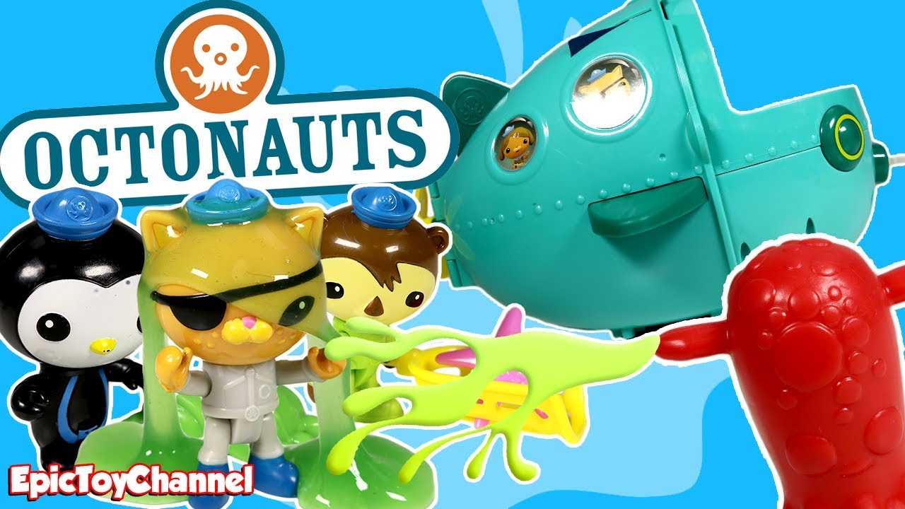 OCTONAUTS Disney Junior Gup A Kwazzi and Captain Barnacle Slime Rescue of Octonauts Sea Animals