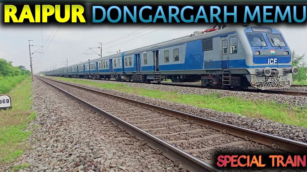 Raipur dongargarh memu special train || DALY ROTTING || MULTI_VIDEOS 2021