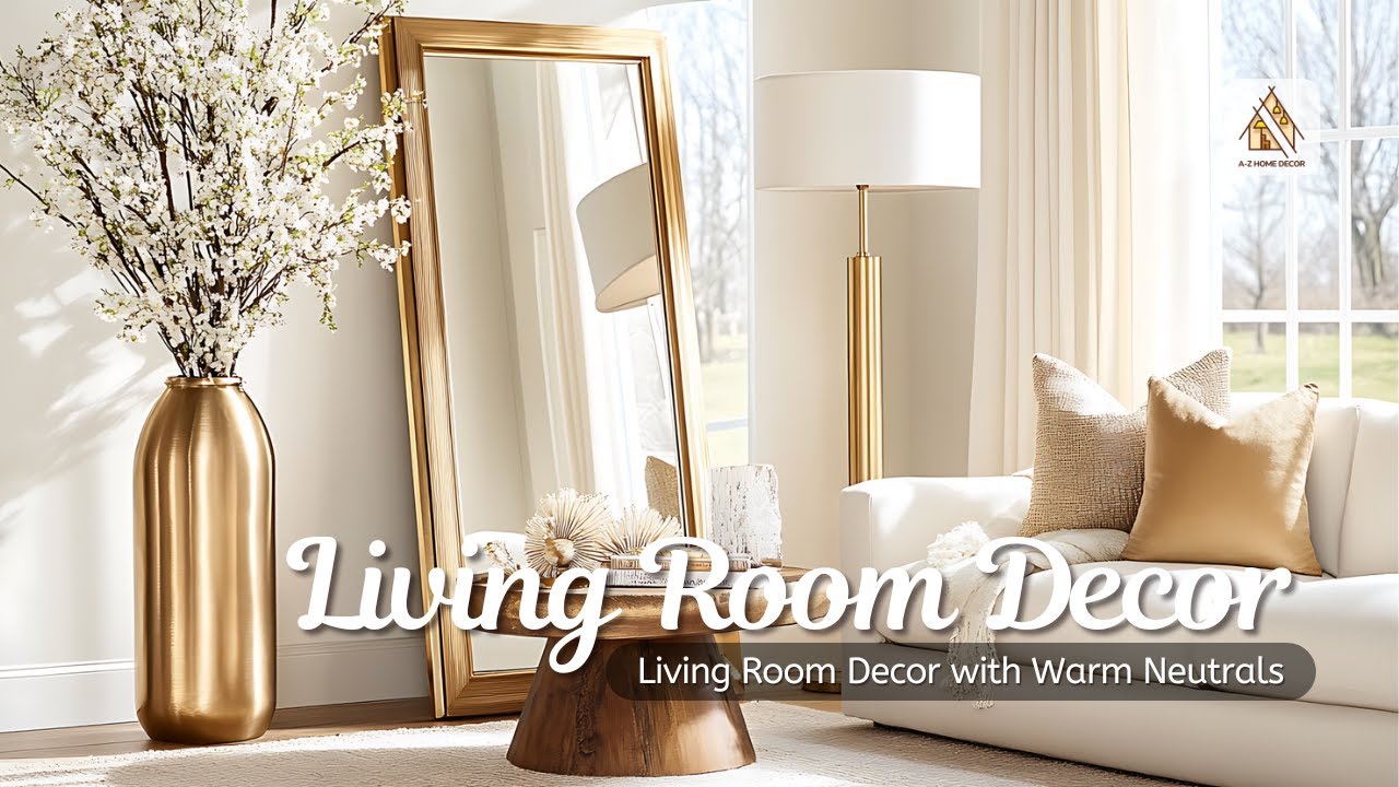 Warm Neutrals in Living Room Interior Design: Tips to Craft a Cozy, Elegant, and Inviting Space