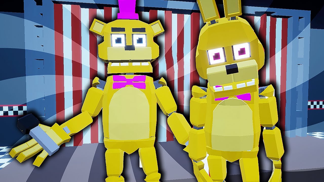 FREDBEAR ANIMATRONIC NO FNAF THE KILLER IN PURPLE 2!