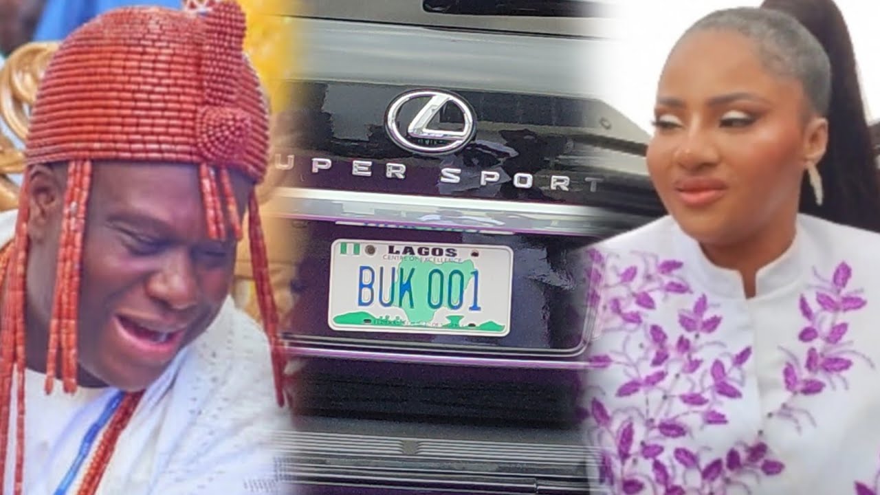 OONI OF IFE WELCOME YOUNG BILLIONAIRE LADY BUKKY ABITOYE AT GRAND OPENING OJAJA MALL IN AJAH