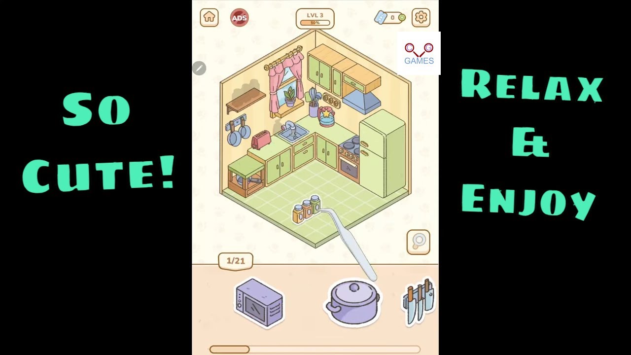 My Sticker Room: Cozy Kitchen Decor - Level 3