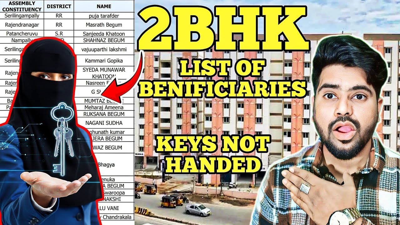 2BHK LIST OF BENIFICIARIES KEYS NOT HANDED DOUBLE BEDROOM LIST 