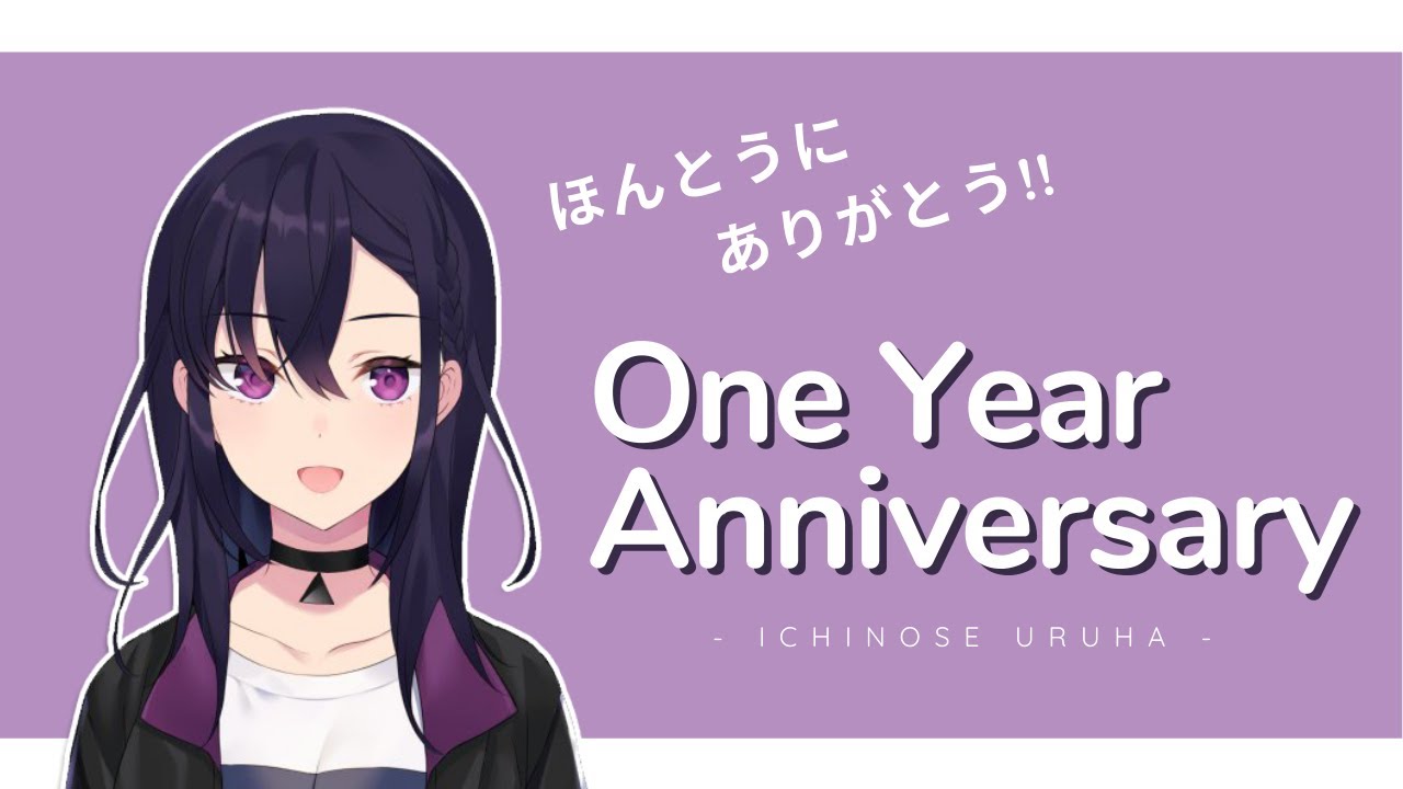 Ichinose Uruha Thanks Her Subs in One Year Anniversary