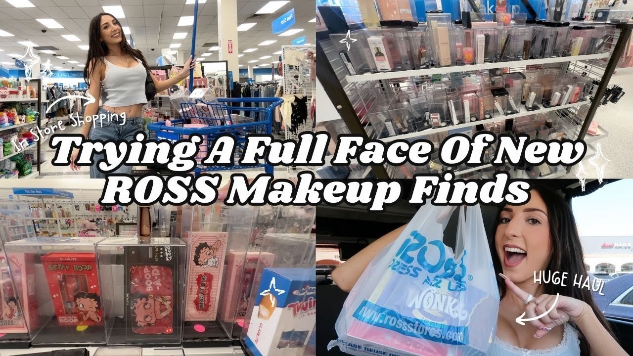 Trying New ROSS Makeup Finds | In Store Shopping, Full Face Of First Impressions, High End Finds