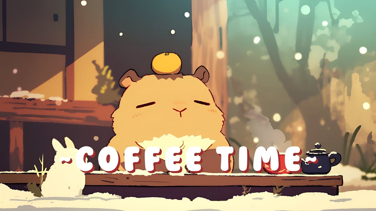Capybara Lofi Music Station - Ambient Study Beats Mix ~ Calm Energy ~ 🦫 🎵 ✨