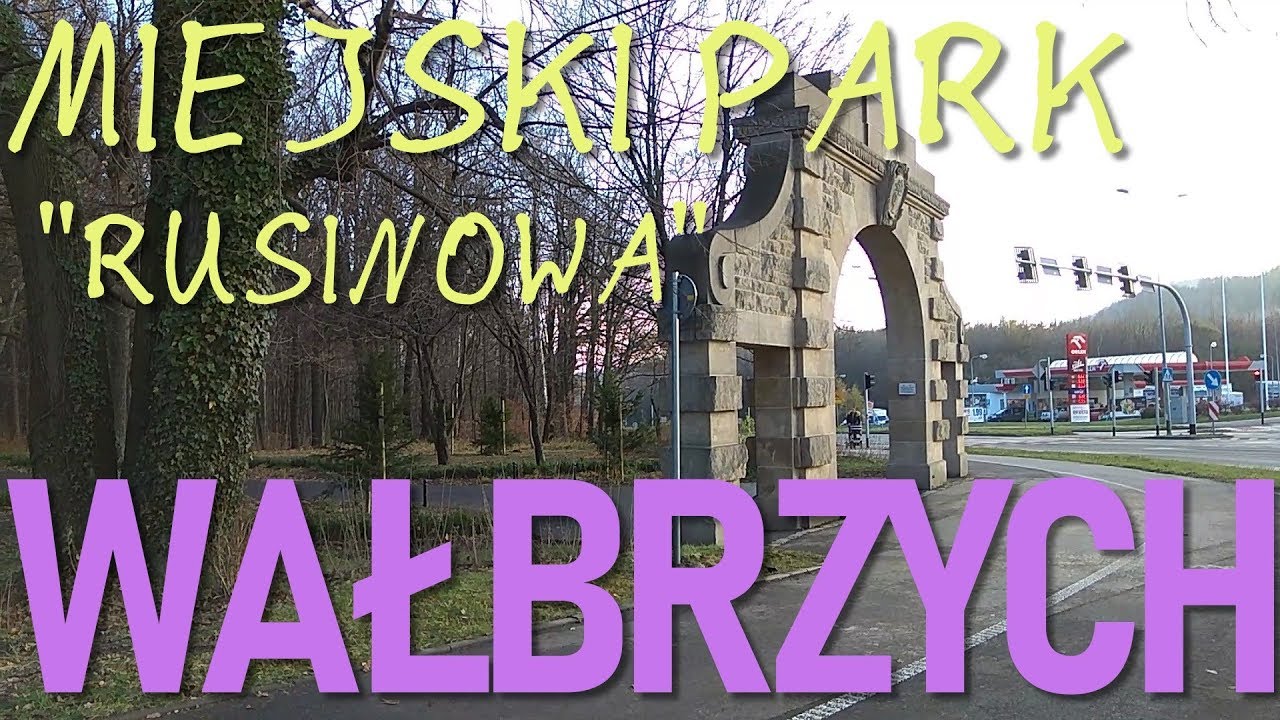Wałbrzych.  Park Miejski Rusinowa - po renowacji