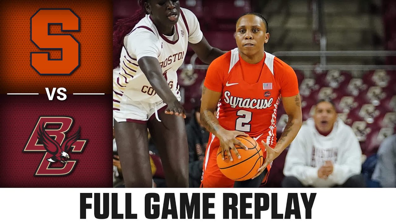 Syracuse vs. Boston College Full Game Replay | 2022-23 ACC Women’s Basketball