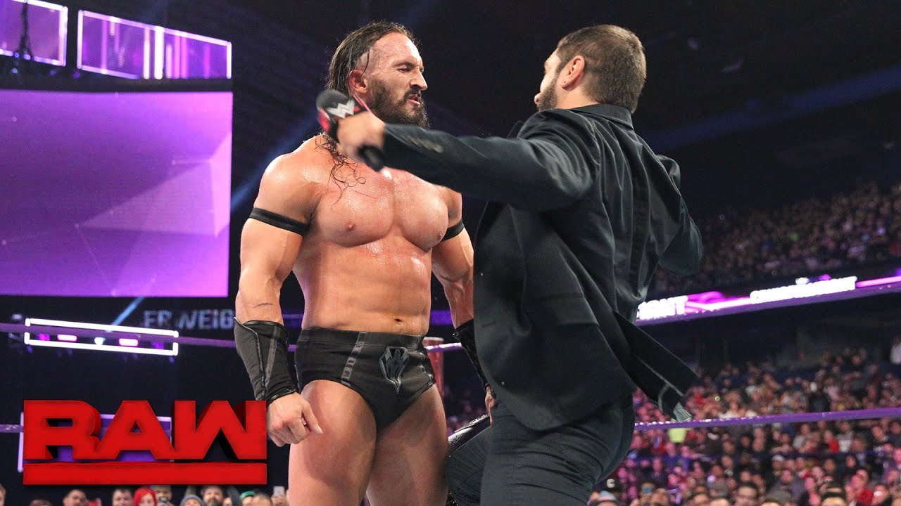 Austin Aries attacks Neville: Raw, March 6, 2017