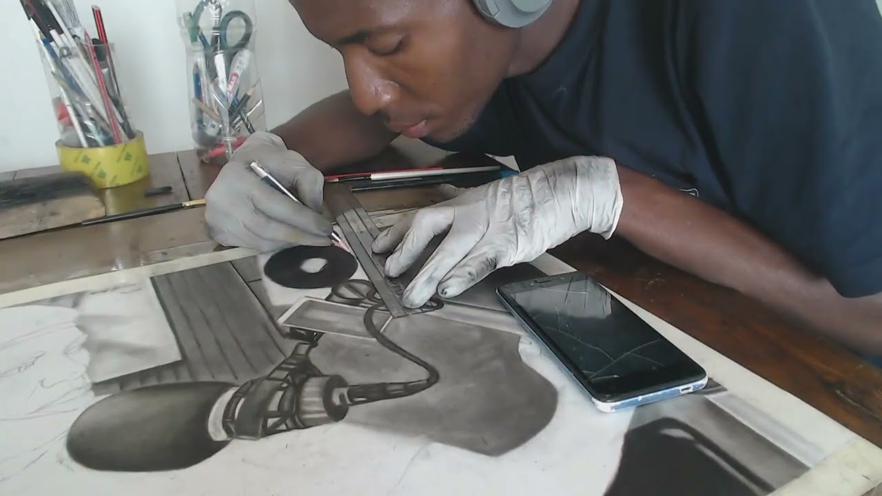 MY TIME LAPSE VIDEO OF ACLIENT #art #pencilart #maxalapencil