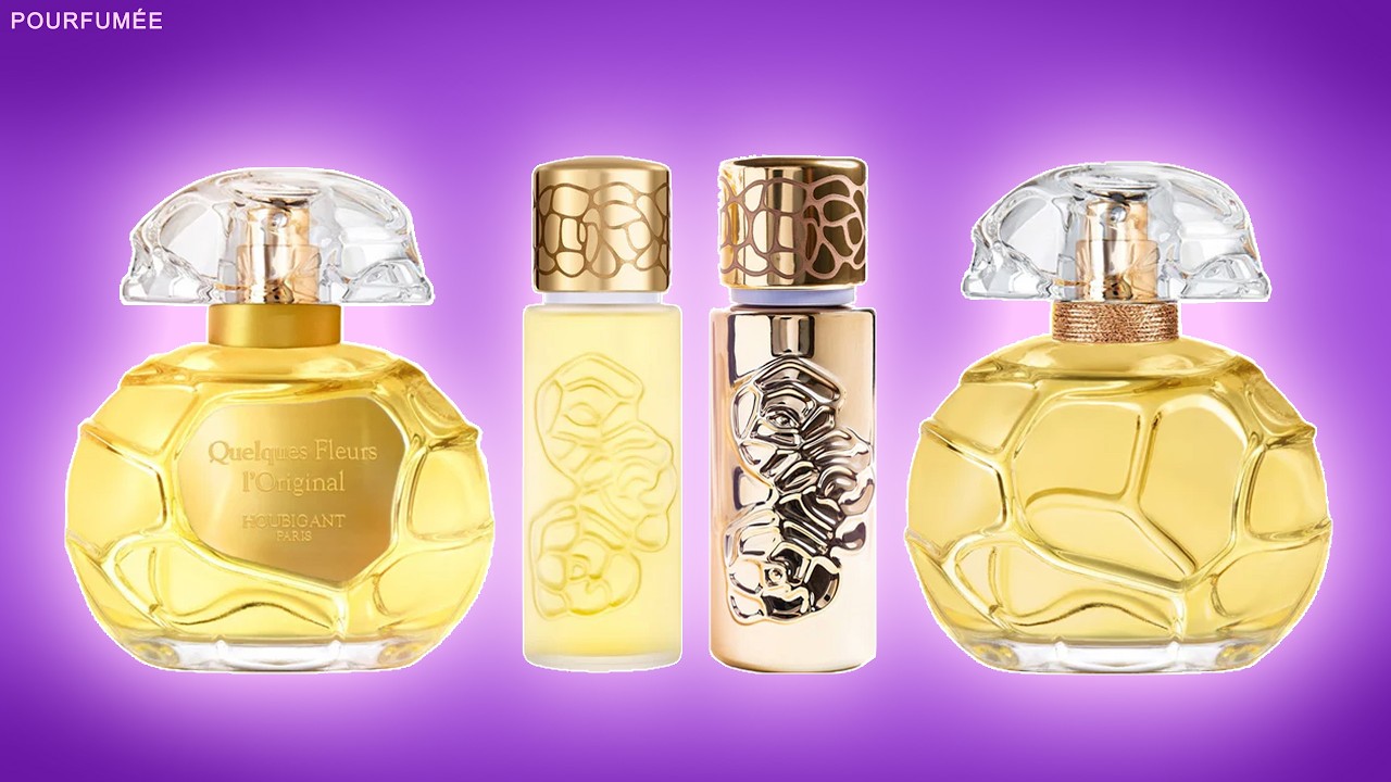 QUELQUES FLEURS HOUBIGANT | Extrait de Parfum | First floral classical bouquet by Robert Bienaimé