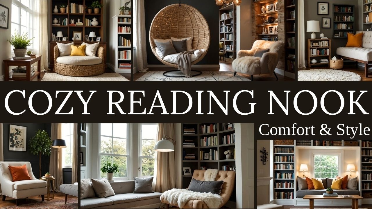 Stunning & Chic Cozy Reading Nook Ideas | Stylish Relaxation Spaces