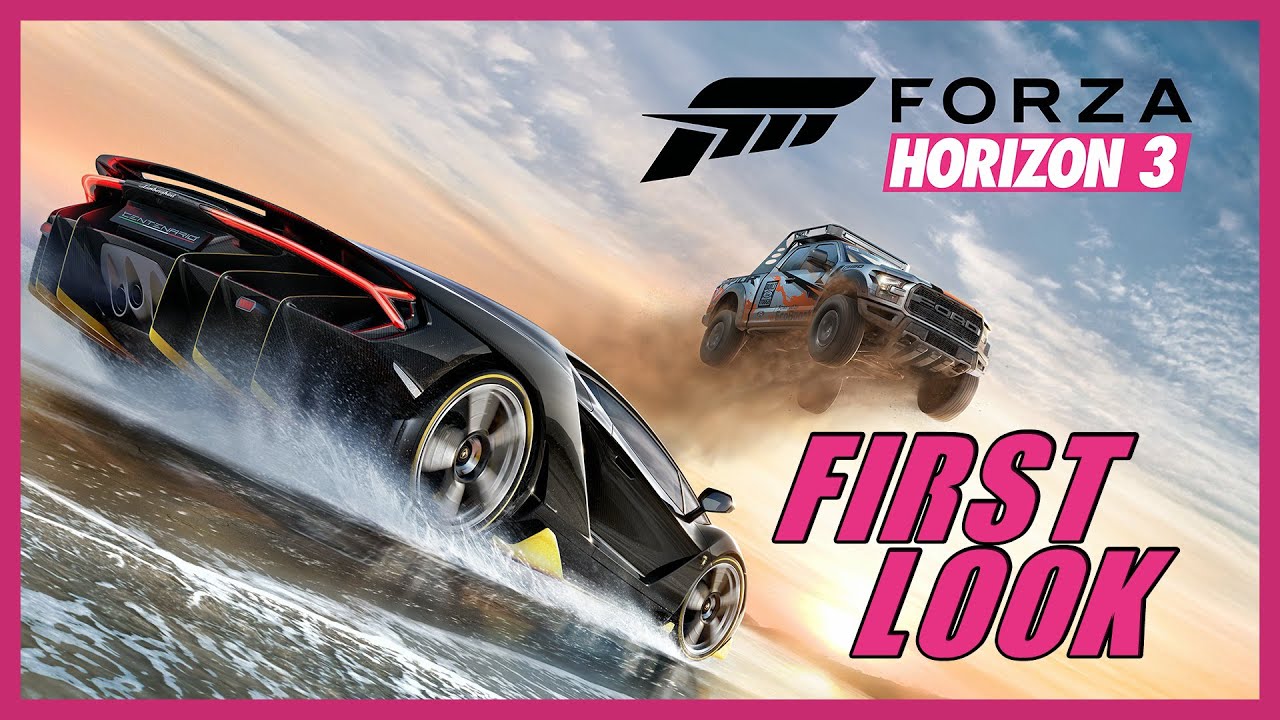 Forza Horizon 3 Demo - Intro & First Showcase event