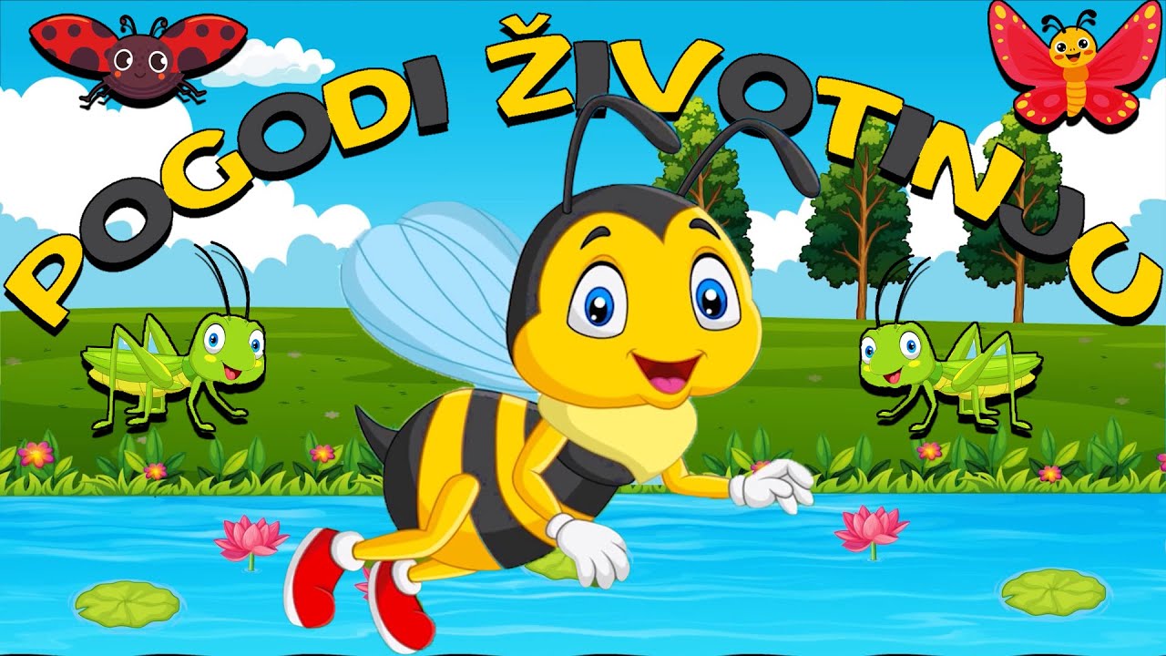 POGODI ZIVOTINJU 🐝 Životinje Za Djecu 🐞 Pepi TV 🐝 Edukativni Crtani Za Decu