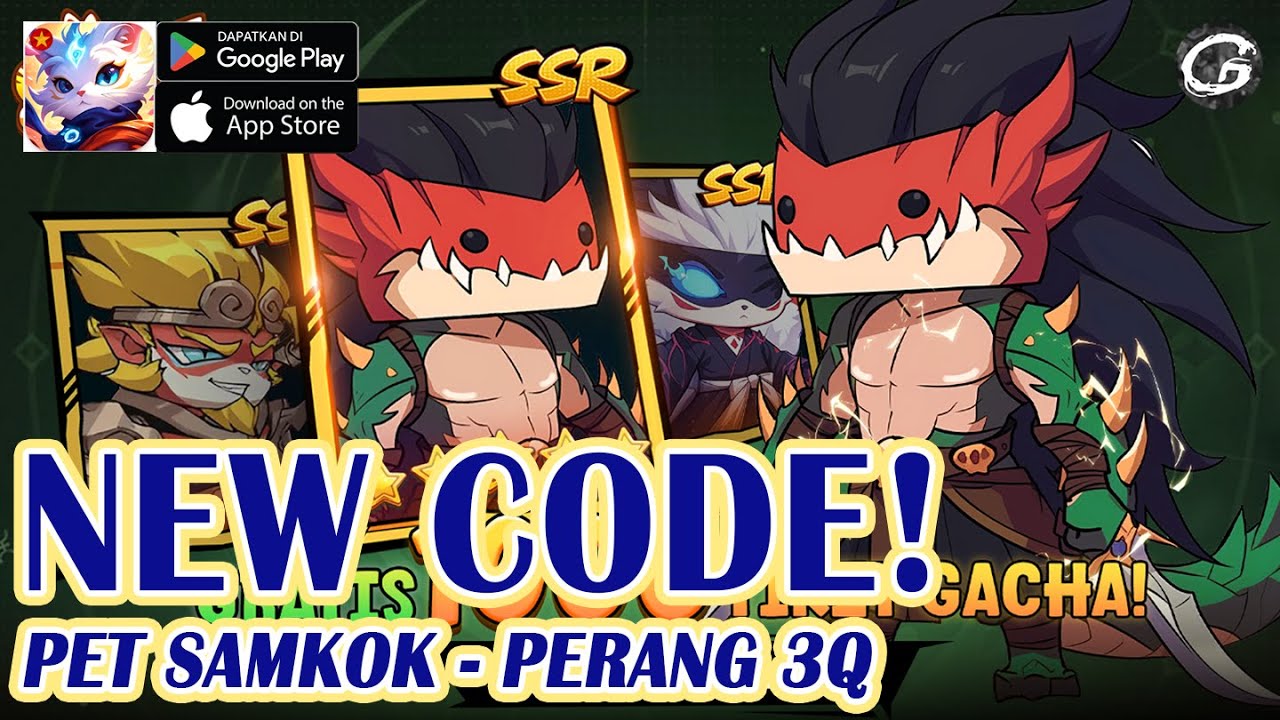🎁 Pet Samkok - Perang 3Q 6 Giftcodes & How to Redeem Codes - Mobile Game&nbsp;(Android/IOS)