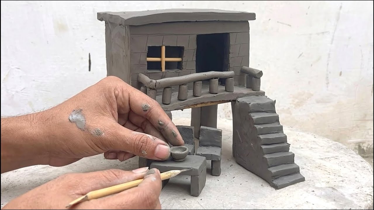Amazing Tiny Small Mud House Build in 2 Days | Complete Documentary 